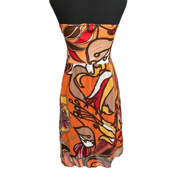 Abstract strapless sundress - Picture 2 of 8